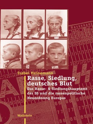cover image of Rasse, Siedlung, deutsches Blut